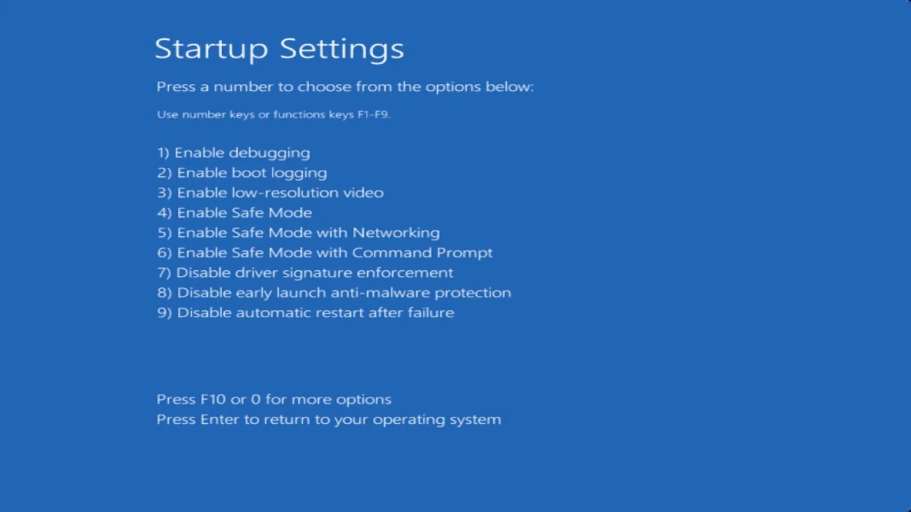 How to boot Windows into Safe Mode