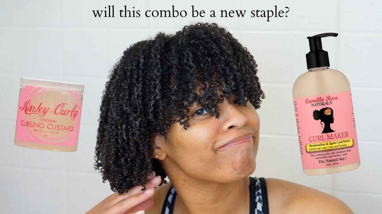 NEW Wash & Go Combo | Kinky Curly Curling Custard & The Camille Rose Curl Maker