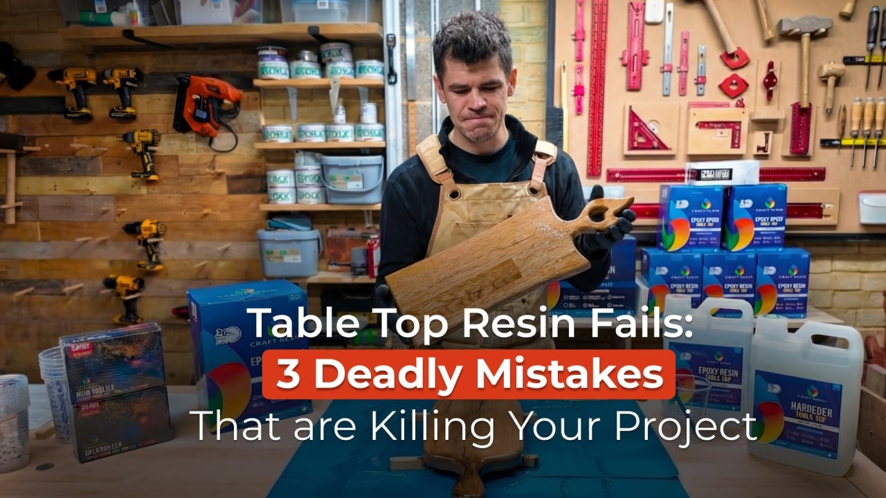 How to Master Table Top Epoxy Pouring – 3 Craft Resin Rules for Success