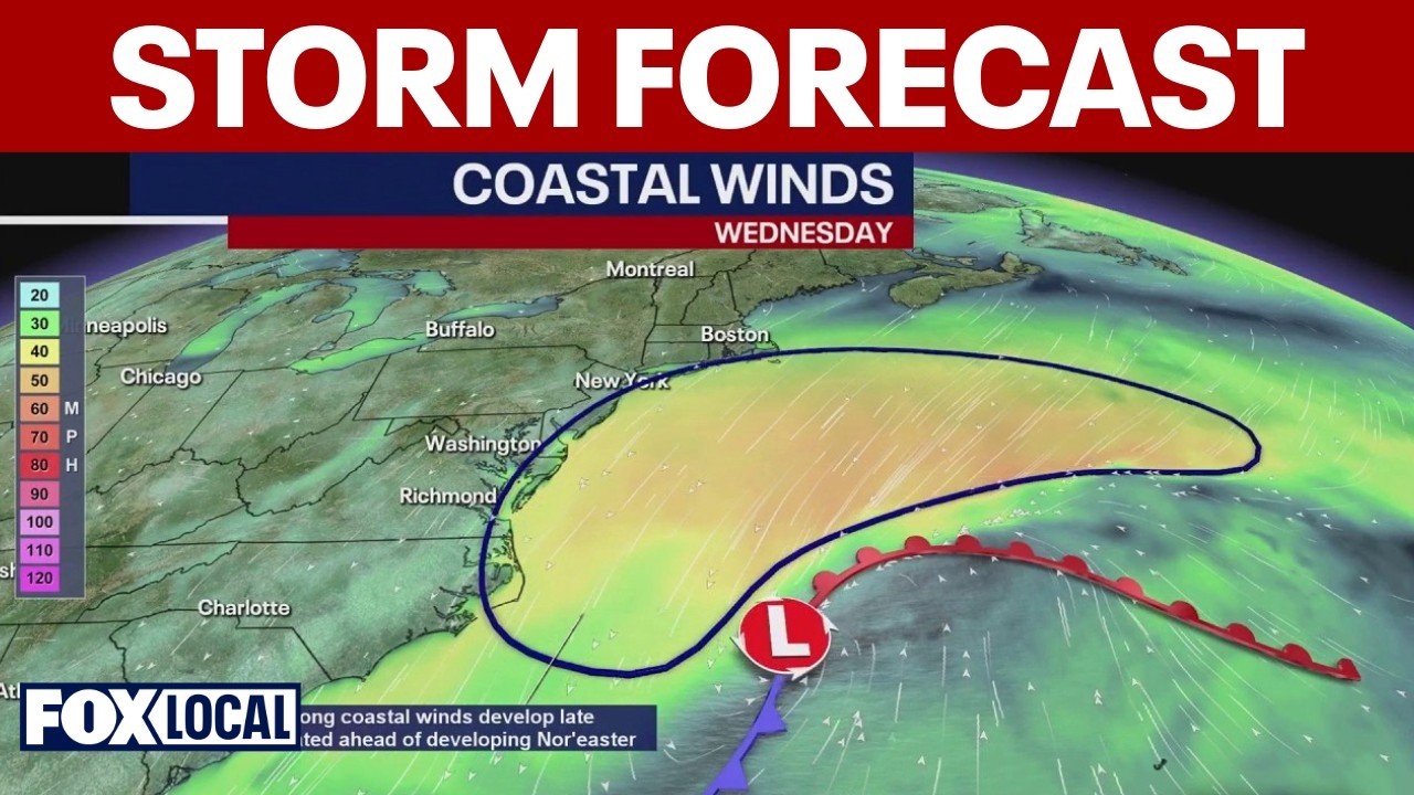 NY weather forecast: Strong nor'easter winds bringing severe coastal flooding to Jersey Shore