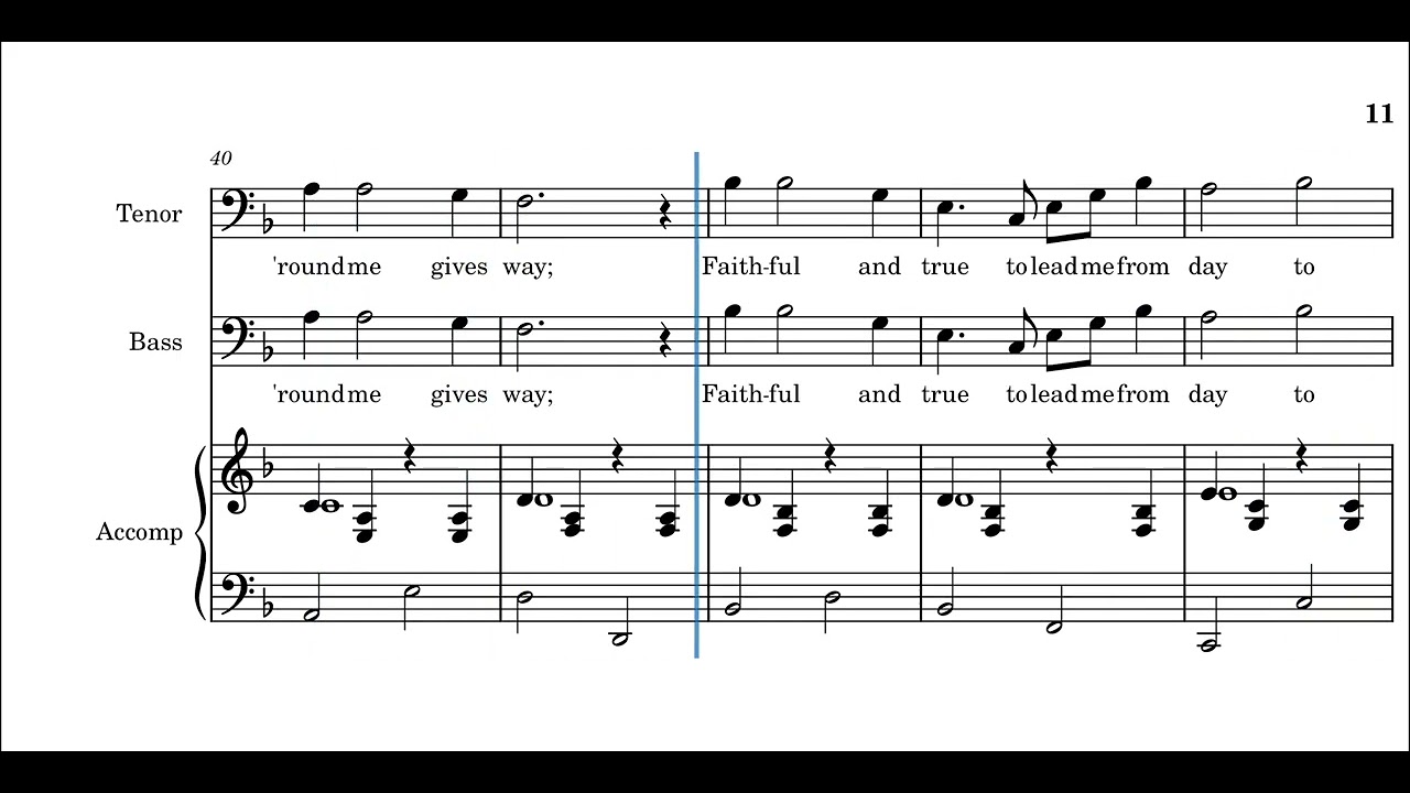 Faithful and True | Tenor