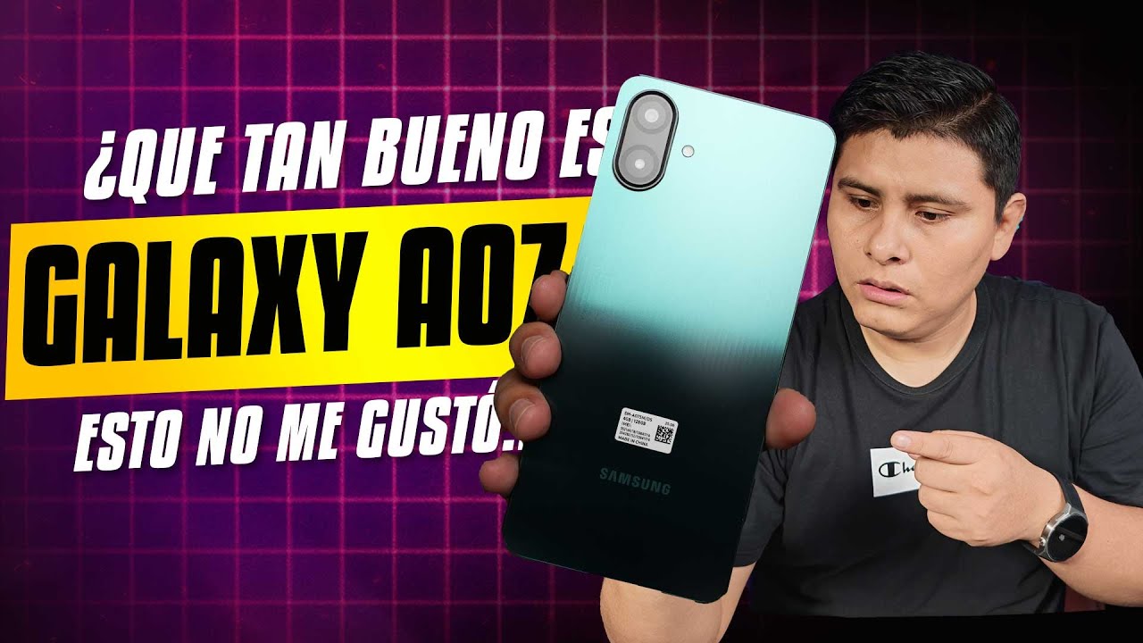 SAMSUNG GALAXY A07 4G│¿El mejor GAMA de ENTRADA?🤔│REVIEW COMPLETA