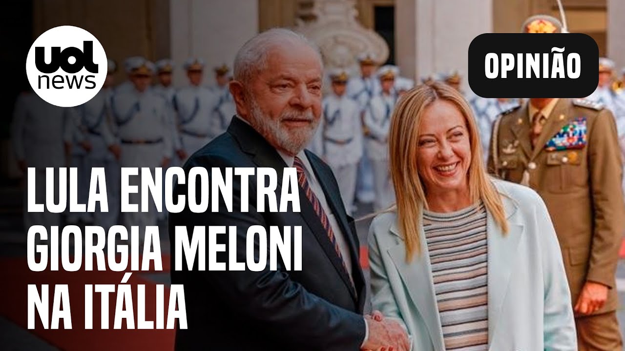Lula encontra com premiê de extrema direita Giorgia Meloni na Itália