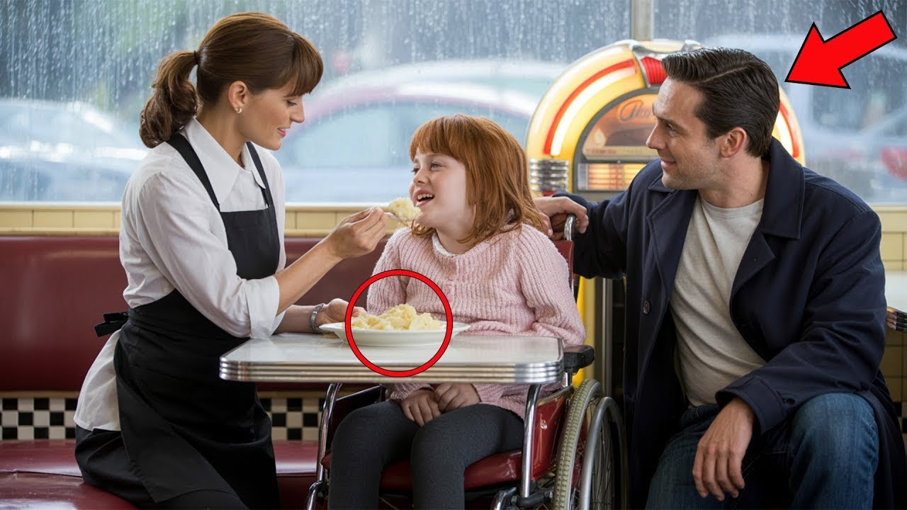 Millionaire Dad Sees Waitress Feed His Disabled Daughter — And Then Changes Her Life Forever