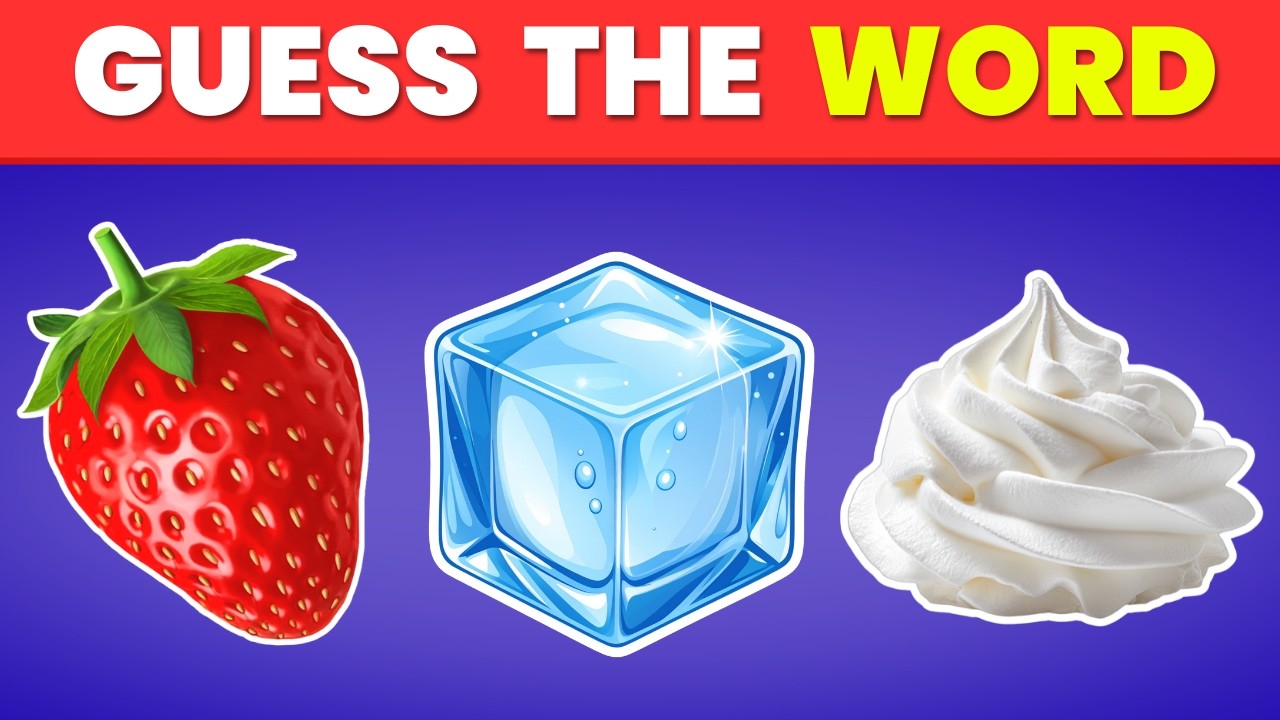 Guess the Word by Emoji 🤔 | 30 Emoji Quiz Questions!