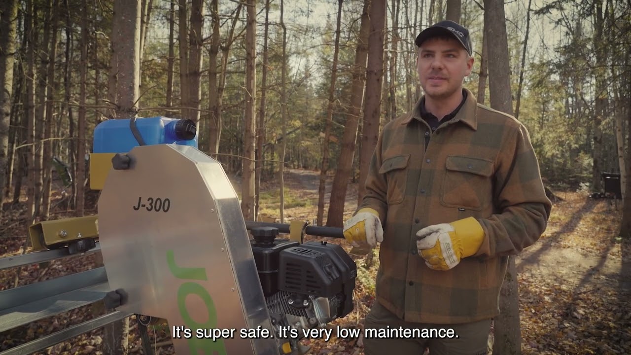 Mini-scierie J300 de Scierie mobile Gilbert