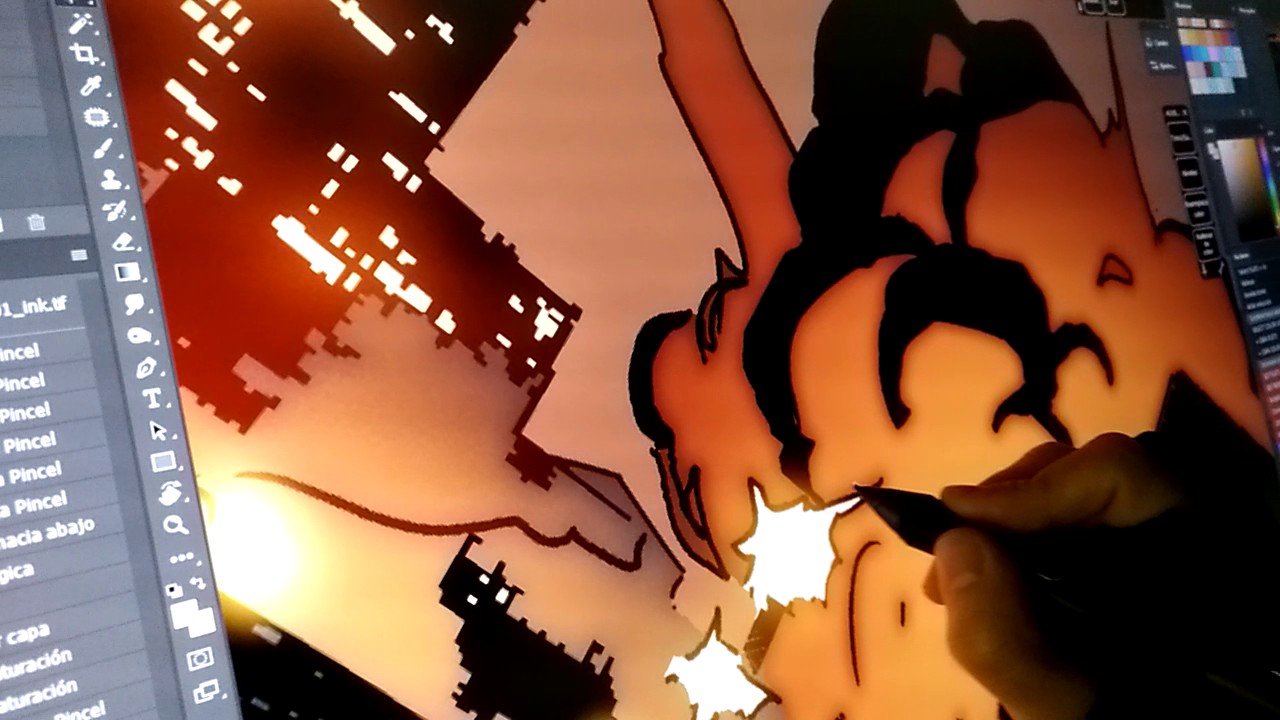 Coloreando una viñetita de SuperSons#03
