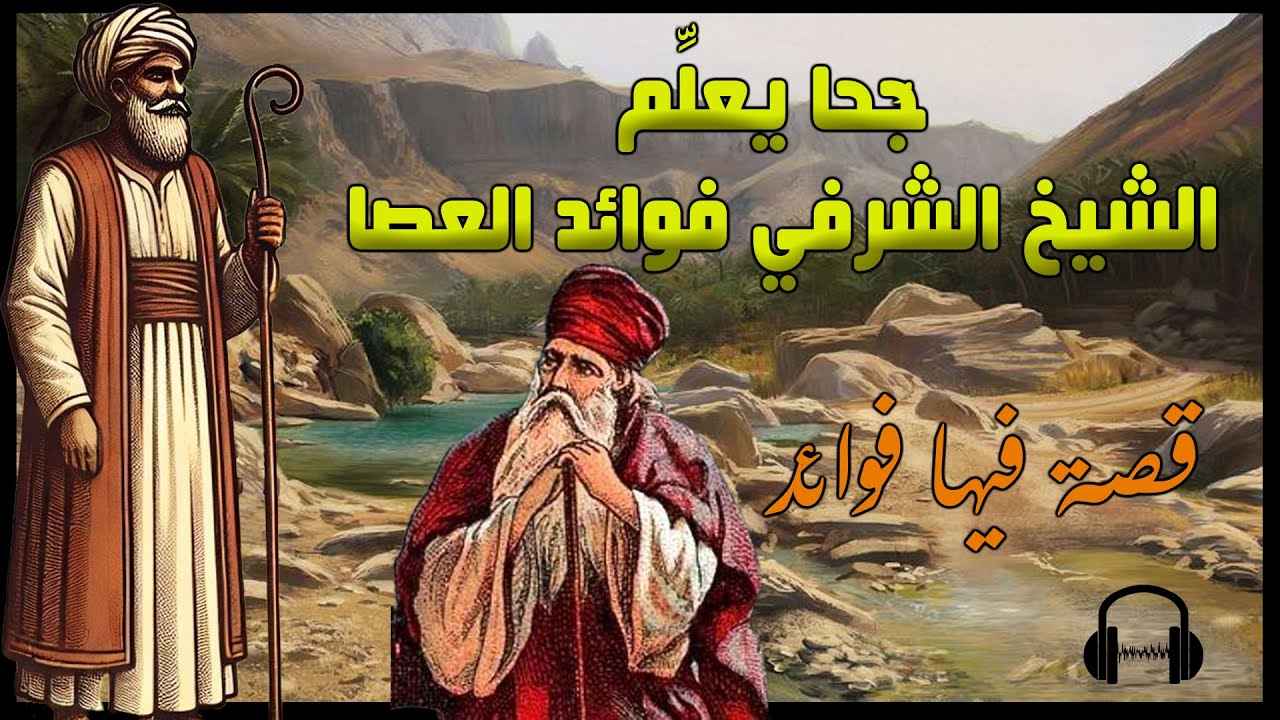 جُحا يعلِّم الشيخ الشرفي فوائد العصا~ قصة مشوقة فيها فوائد عن العصا#قصص_عبر #طرائف_العرب #طرائف_جحا