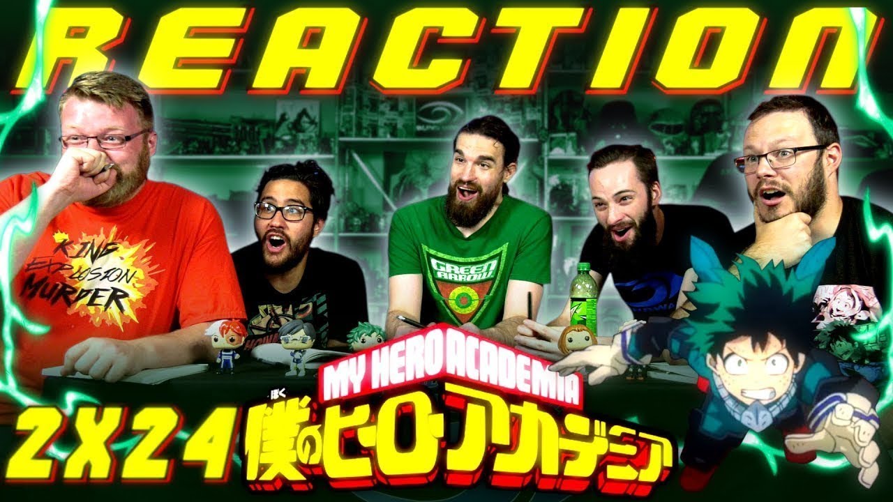 My Hero Academia [English Dub] 2x24 REACTION!! 