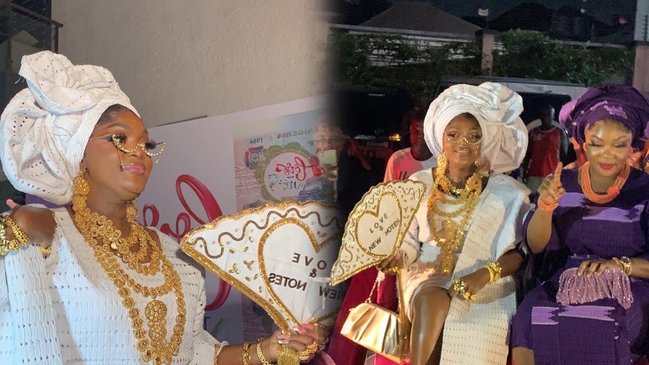 Eniola Badmus sweet arrival at Timini movie premiere.