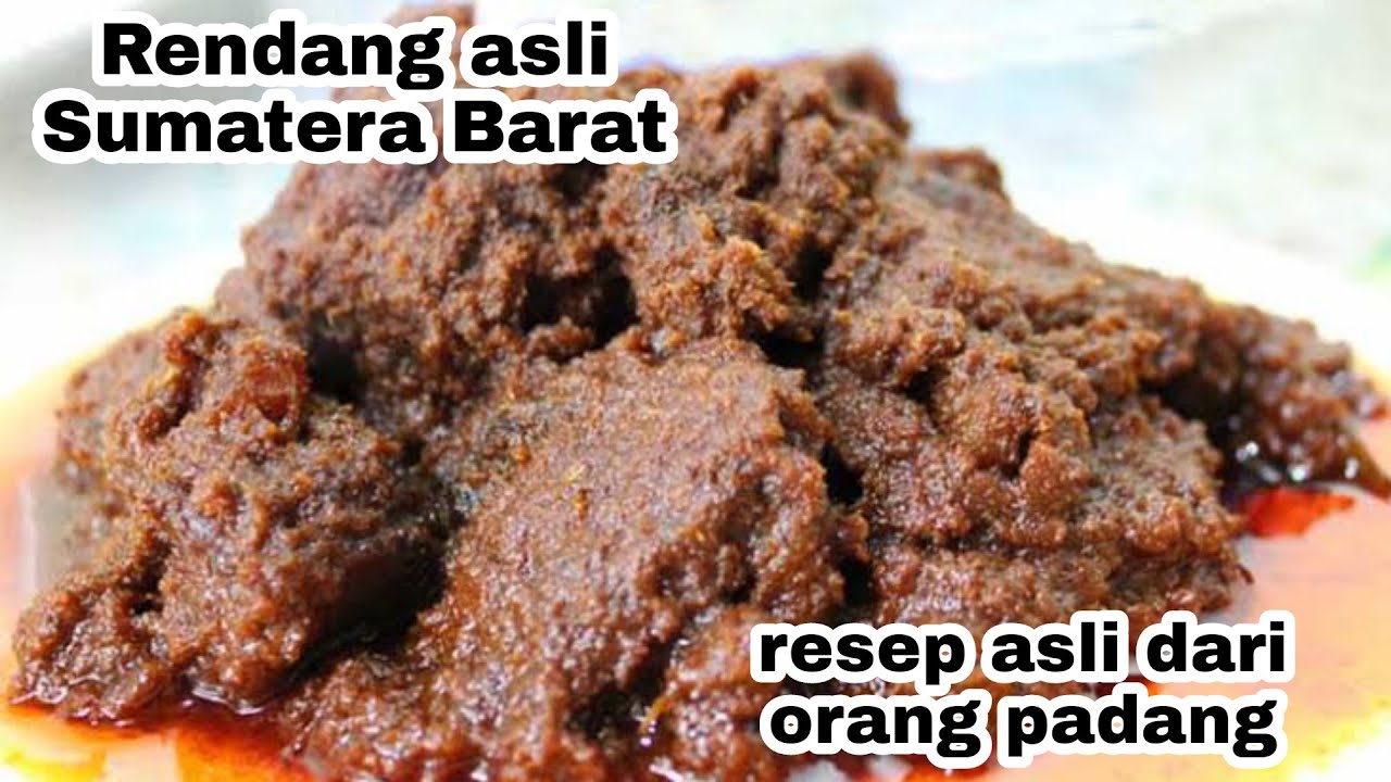 Menu sahur pertama special Rendang asli dari payakumbuh Sumatera Barat || Resep mama mertua