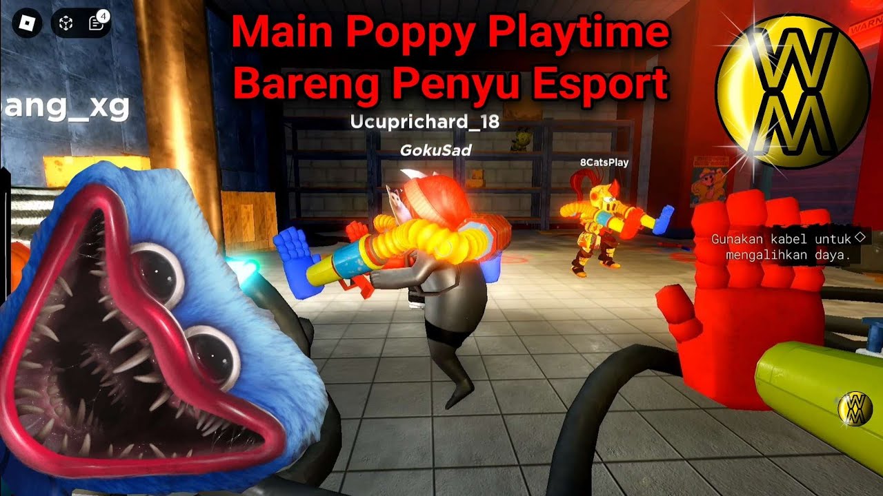 Main Poppy Playtime Bareng Penyu Esport