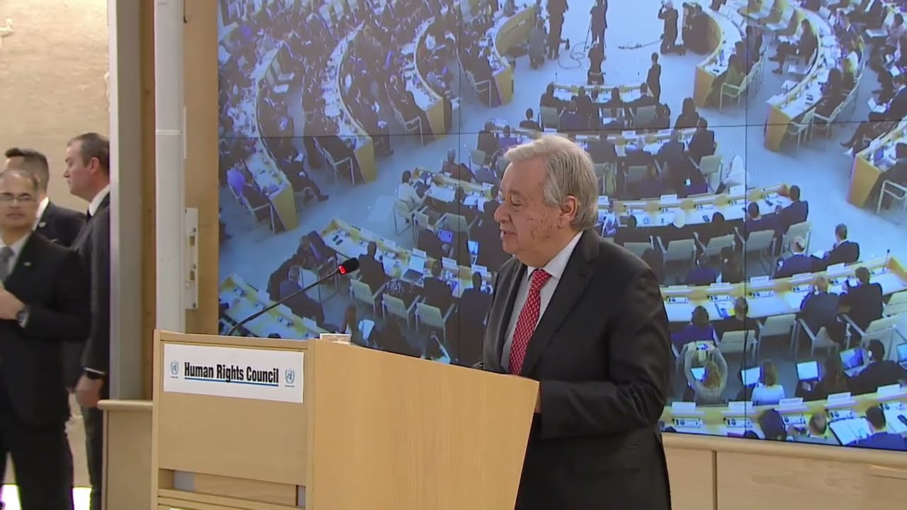 HRC55 | The Path to Peace Begins with Full Respect for all Human Rights, Says António Guterres