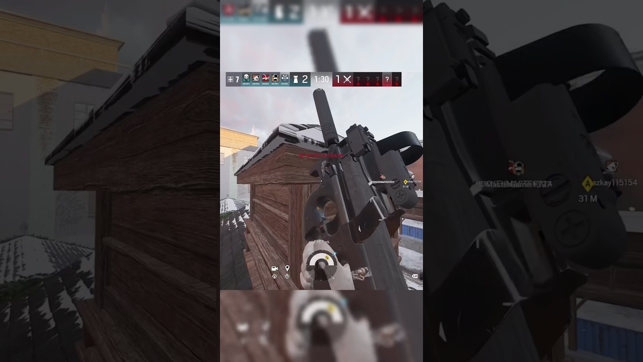 Nasty weapon inspect kill while outside ￼