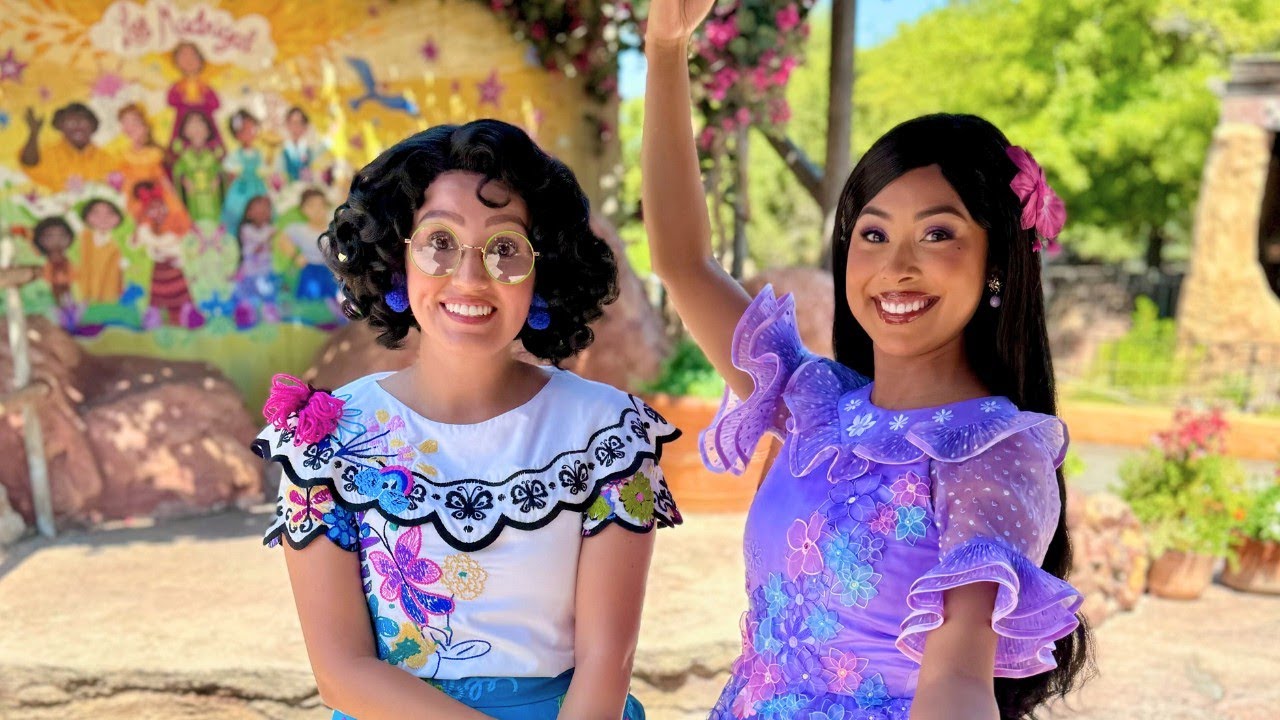 FIRST APPEARANCE: Isabela with Mirabel at Zocalo Park at Disneyland | Disneyland Resort 2024