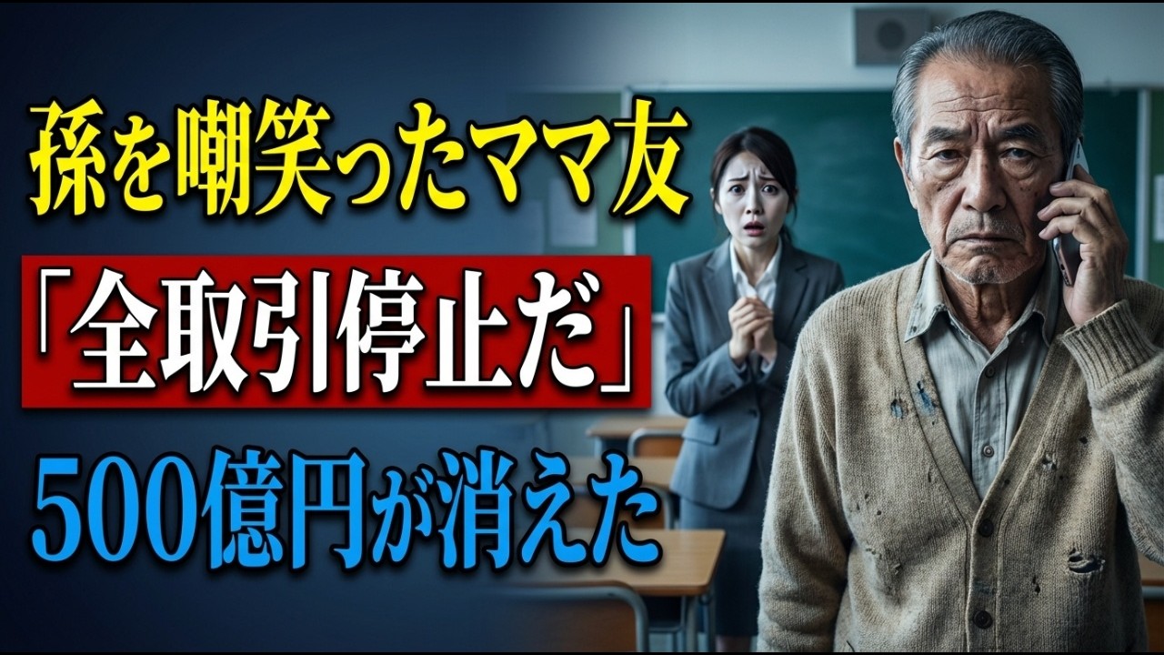 「親なしガキと友達になるな」授業参観でゲラゲラ笑われる両親いない孫娘。怒り震える祖父「一生後悔させてやる」銀行員夫人「できるもんならやってみなw」たった一本、数秒の電話で、保護者驚愕#泣ける話 #感動