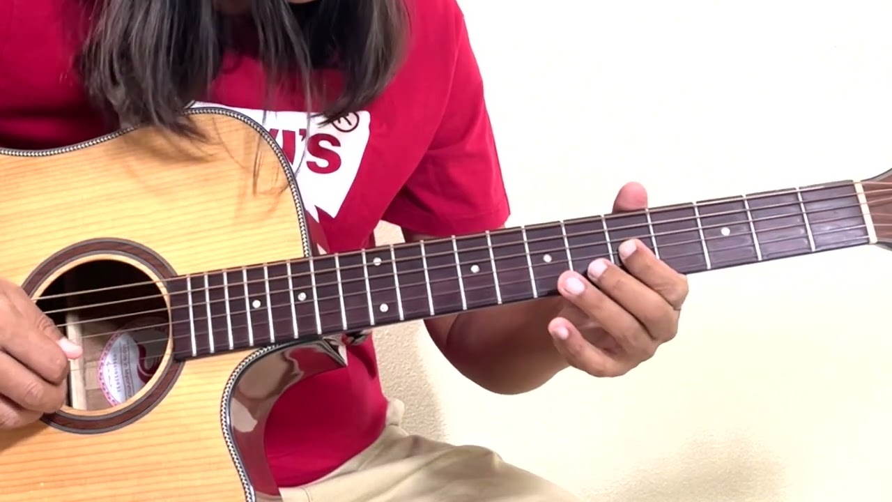 အမေတစ်ခု သားတစ်ခု  (intro - fill - ending) guitar tutorial  zaw latt ros