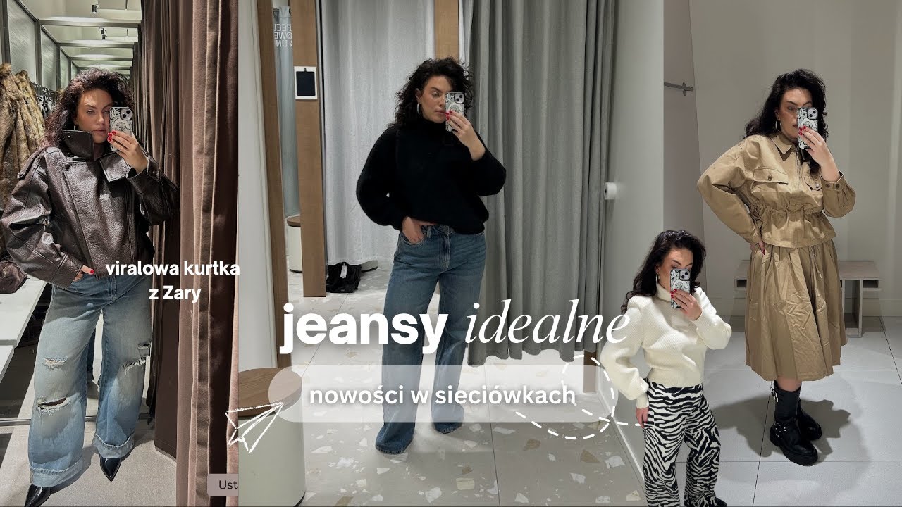 Mierzymy: idealne jeansy ze Stradivariusa, nowy kolor viralowej kurtki z Zary, świetny zestaw z H&M