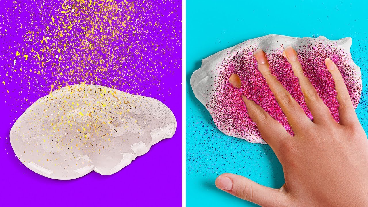 10 BRIGHT DIYS AND CRAFTS WITH GLITTER