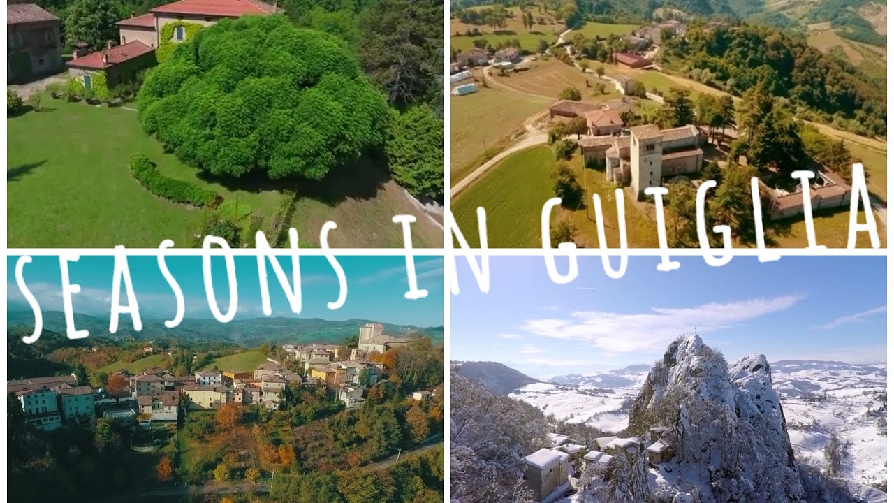 Seasons in Guiglia - Flying over the Appennino