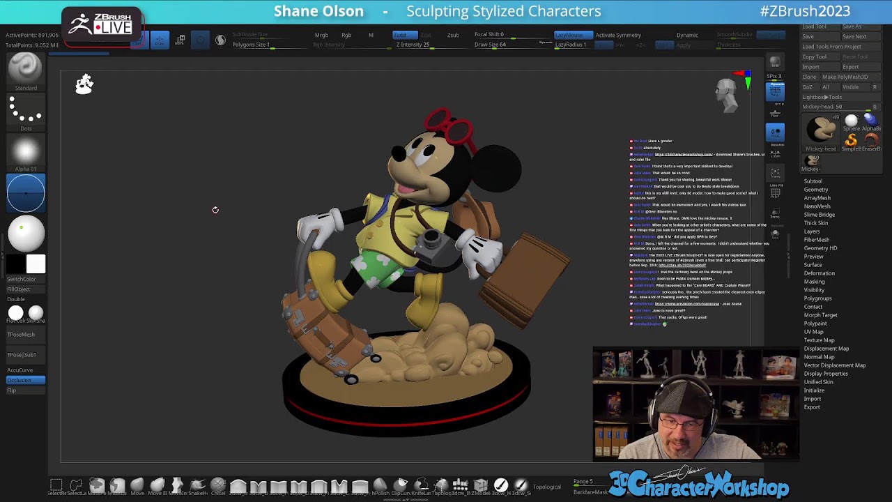 Sculpting Stylized Characters with Shane Olson