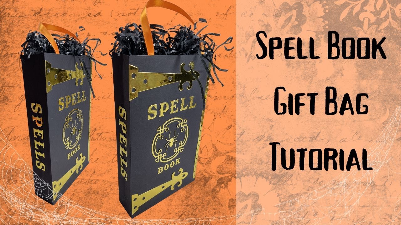 Halloween Spell Book Gift Bag Tutorial | The Perfect Party Bag!
