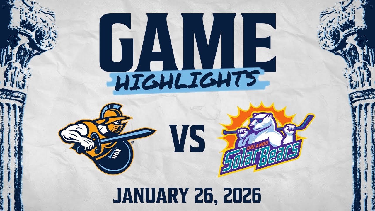 HIGHLIGHTS: Atlanta Gladiators at Orlando Solar Bears 1/26/26