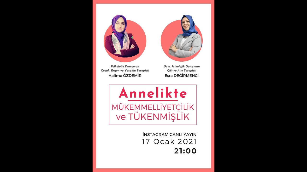 Annelikte Mükemmeliyetçilik ve Tükenmişlik