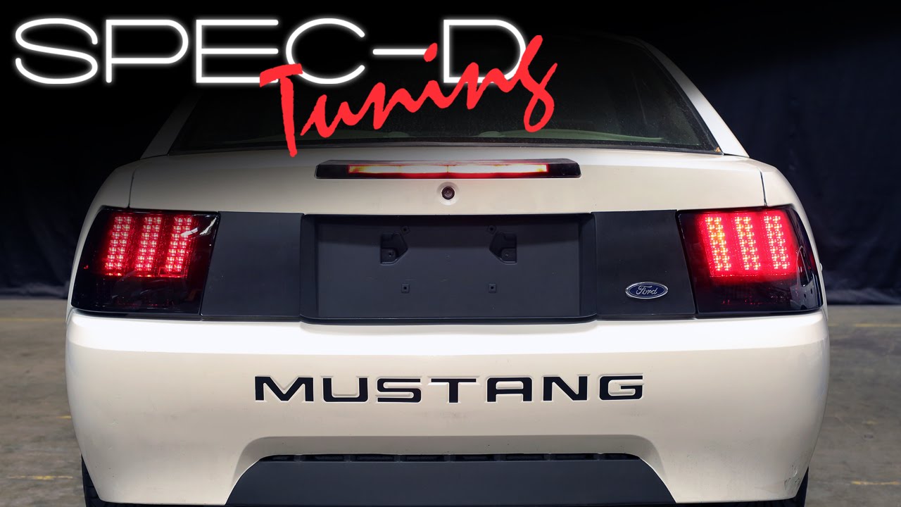 SPECDTUNING INSTALLATION VIDEO: 1999-2004 FORD MUSTANG SEQUENTIAL LED TAIL LIGHTS