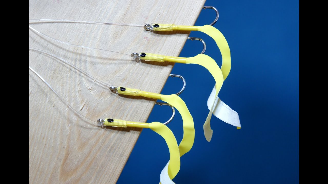 How To Make Sabiki Curly Tail Sand Eels sea fishing lures