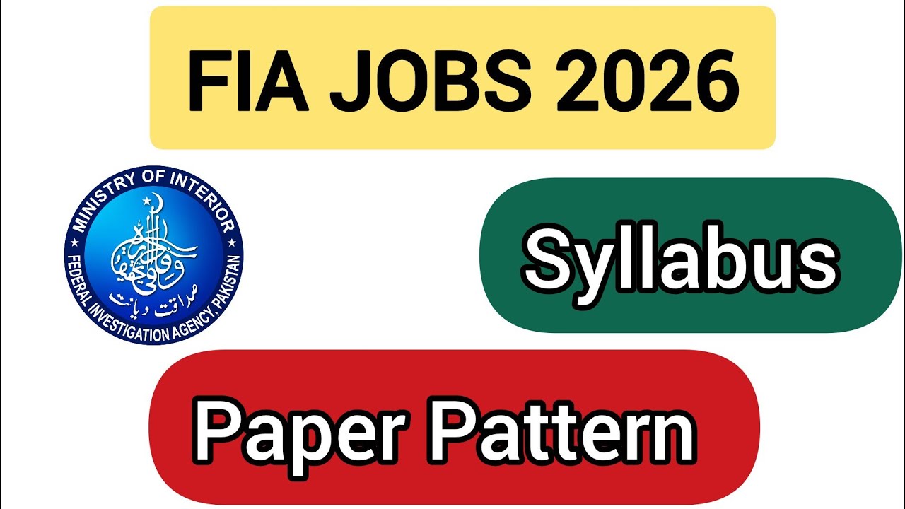 FIA Syllabus 2026 | UDC, LDC, Assistant, Sub Inspector & Constable Complete Guide + Paper Pattern