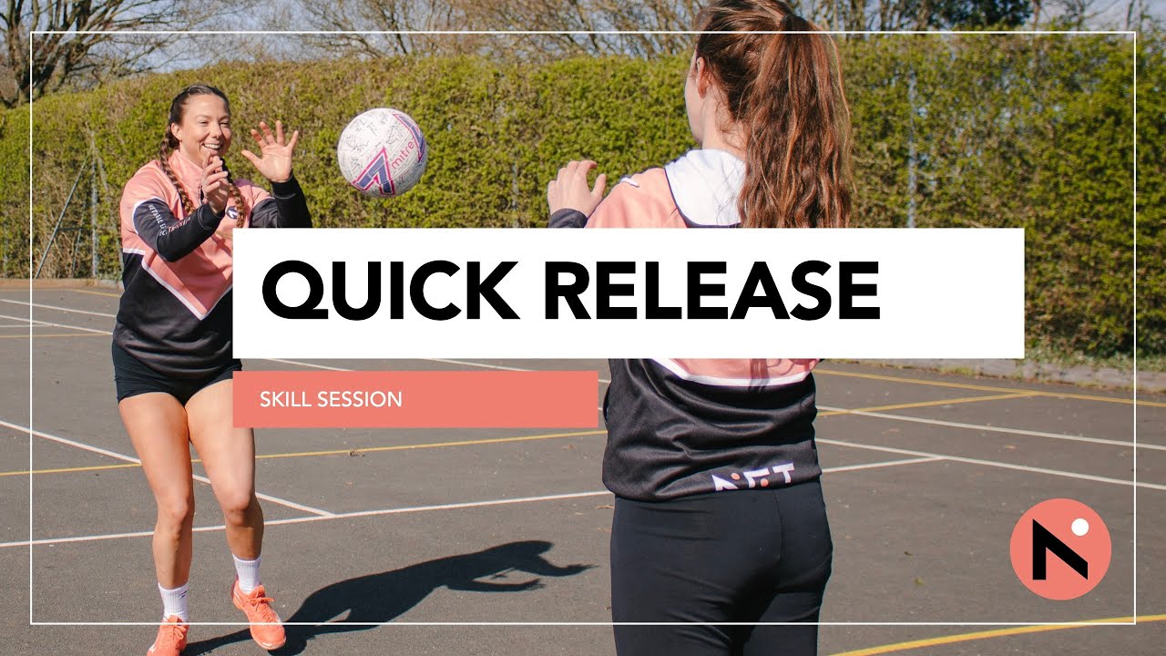 NETBALL SESSION // QUICK RELEASE AND TURNING IN THE AIR // BASIC SKILL AND MOVEMENTS