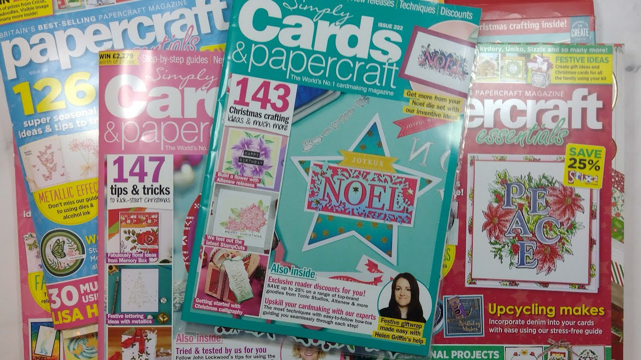 UK Christmas & Fall Craft Magazines Haul | 2021
