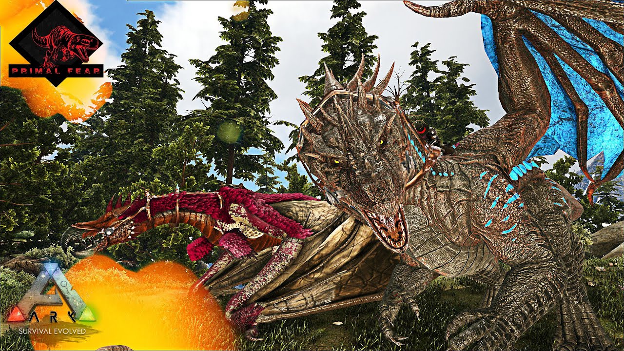 DRAGON VE DODOWYREN BOSS TAME EKİPLE ARK Modlu Primal Fear #7 