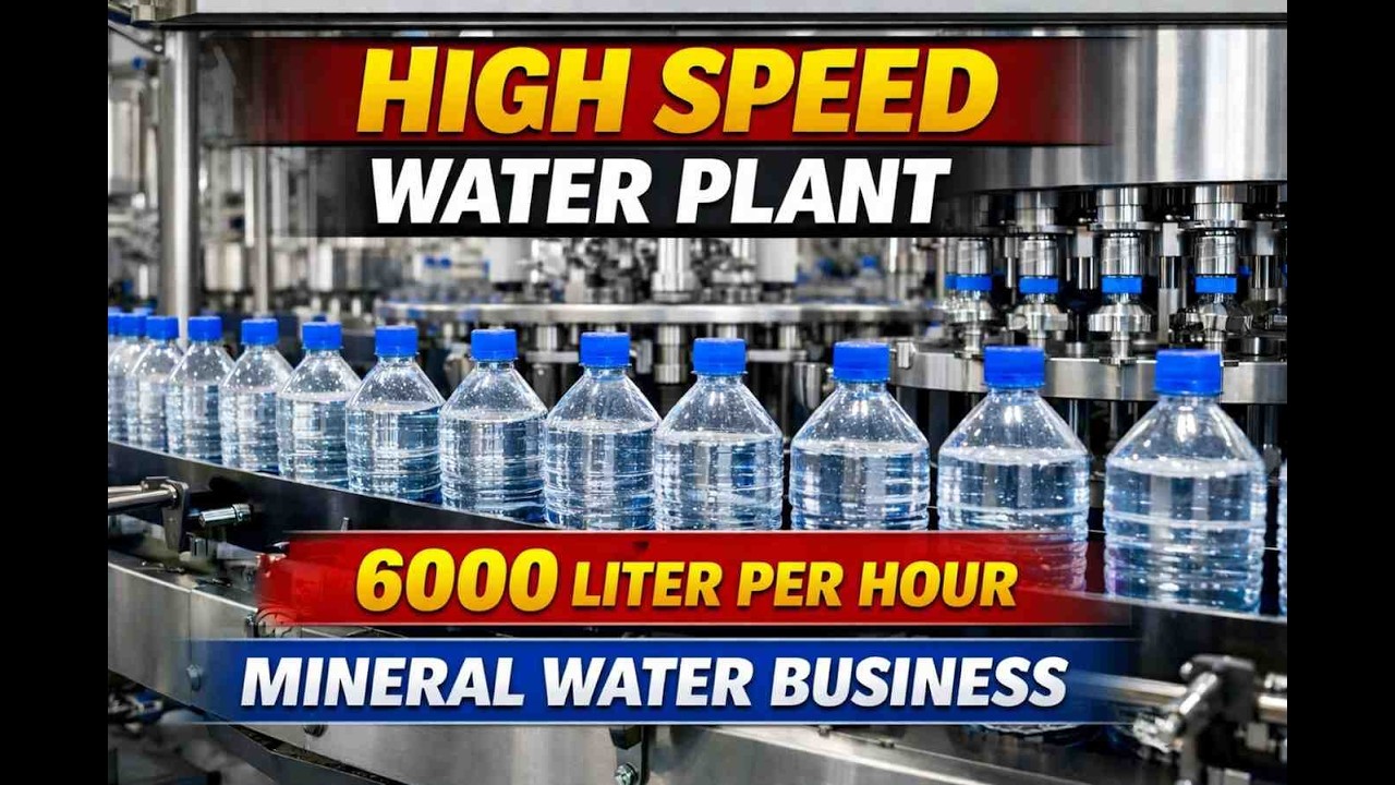 Low budget fully automatic mineral water plant | How to start bottling plant |  Water bottle plant