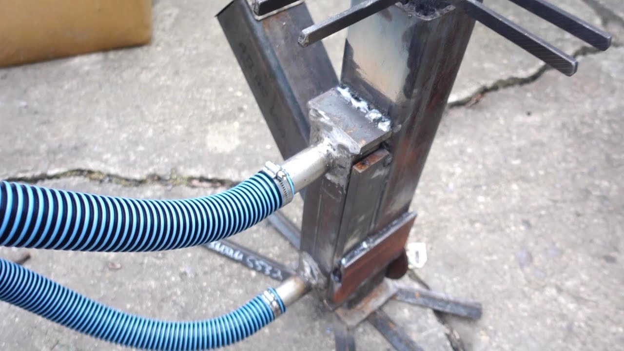 Rocket Stove Water Heater (First Attempt)