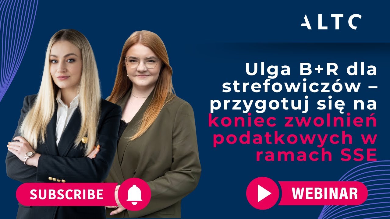 WEBINAR: Ulga B+R dla strefowiczów – przygotuj się na koniec zwolnień podatkowych w ramach SSE