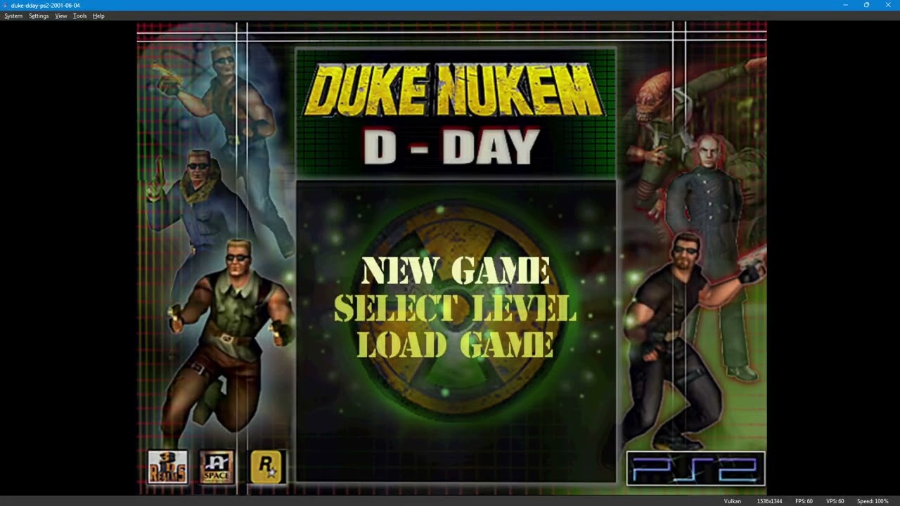 Duke Nukem: D-Day - PS2 Unreleased Leaked Version - June 4, 2001 - PCSX2 v2.2.0