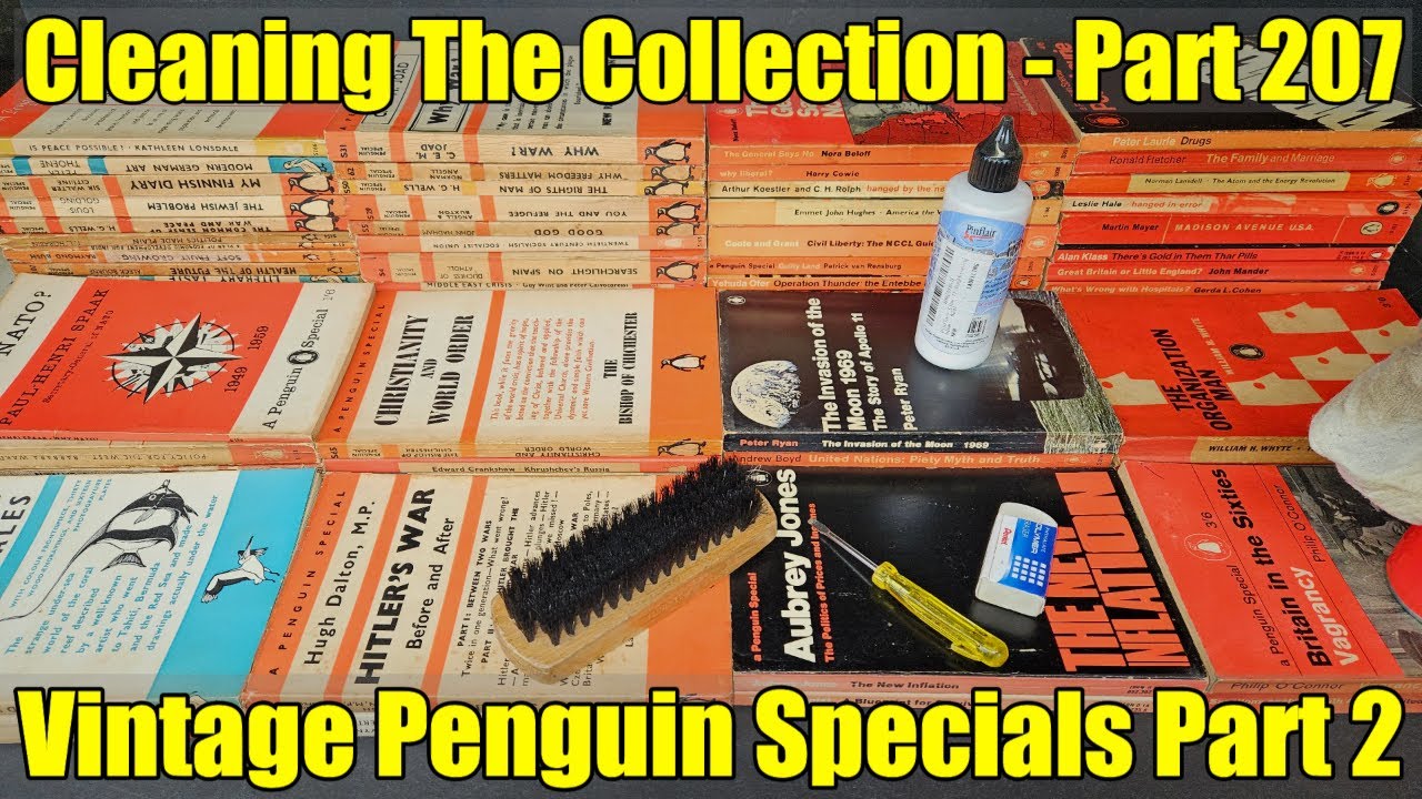 Unintentional ASMR - Cleaning The Collection - Part 207 - Vintage Penguin Specials Part 2!