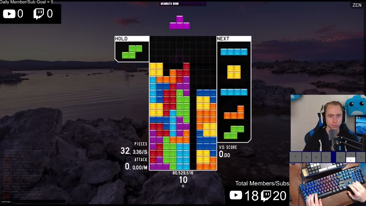 LIVE - FAST TETRIS! Daily Wumbo Livestream 3-2-26