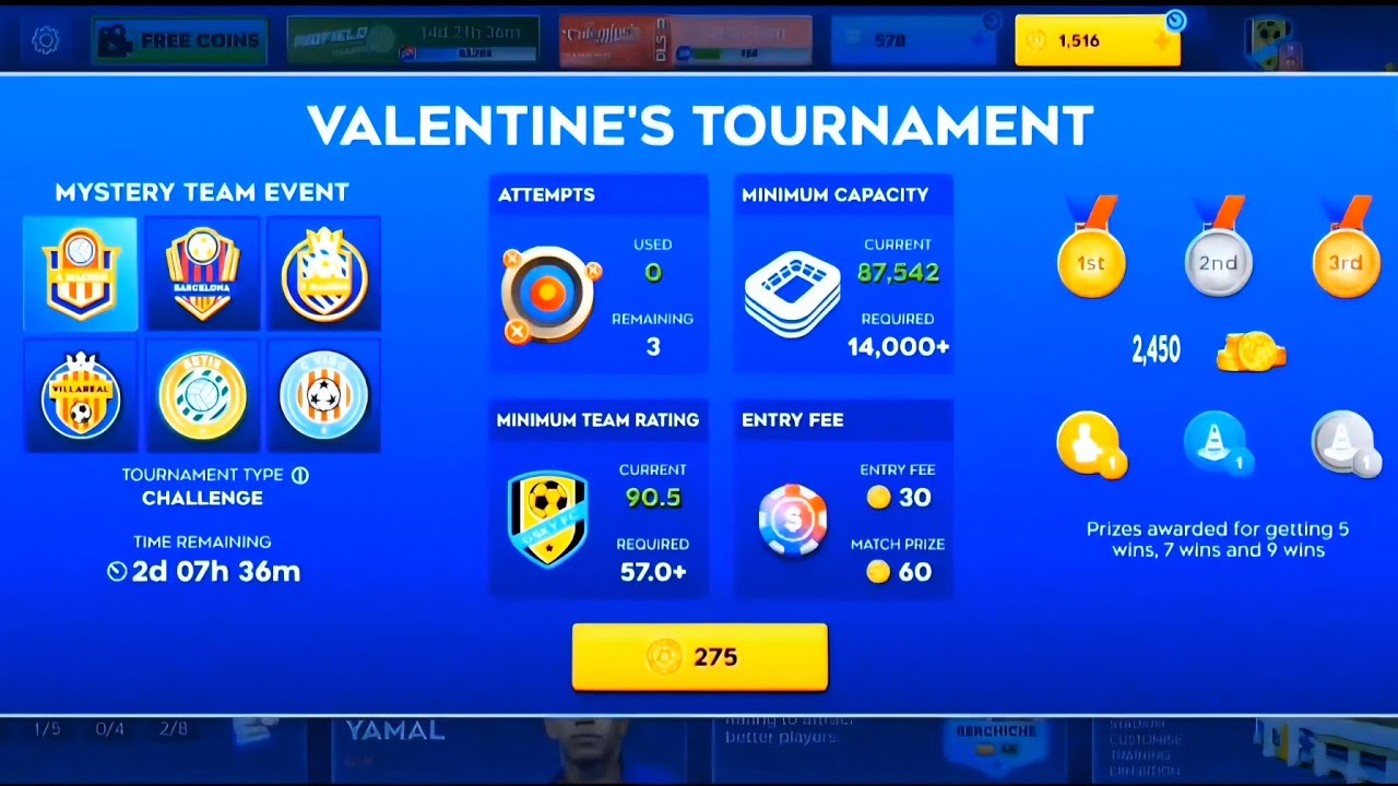 VALENTINE'S TOURNAMENT 😱 LIVE 3 MATCHES #dls26 