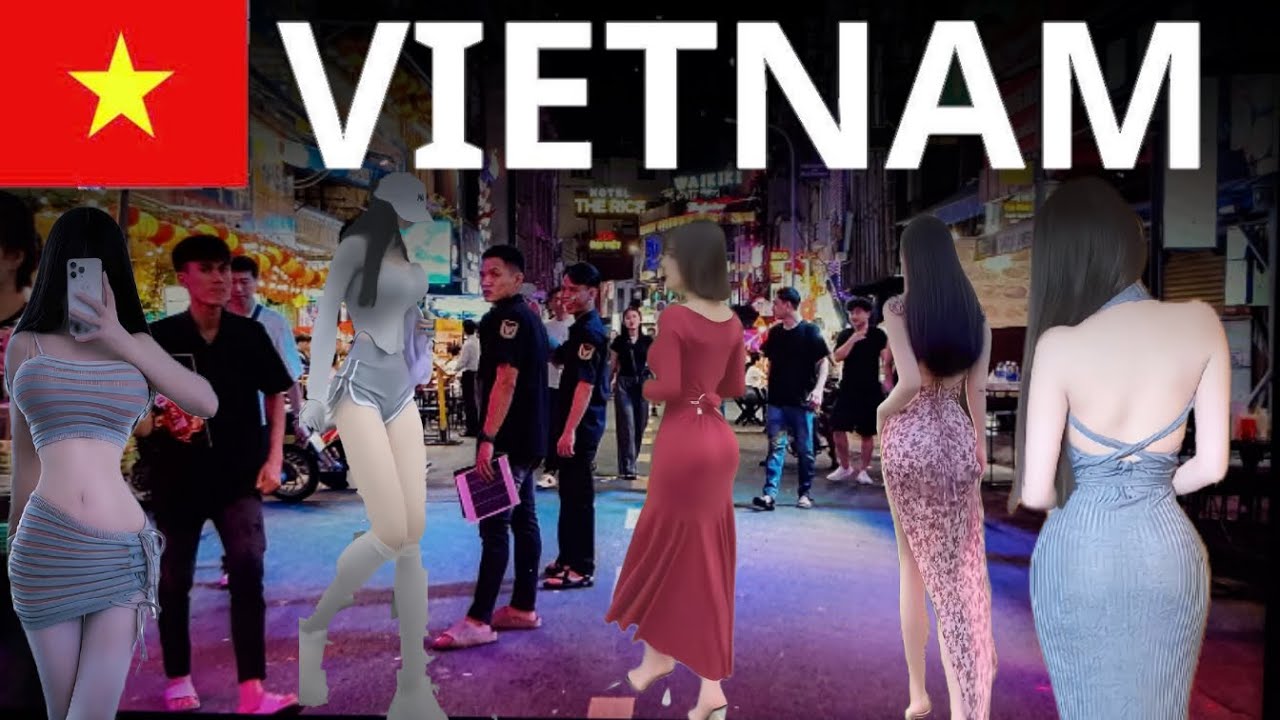 Vietnam Nightlife 2025| Saigon -Ho Chi Minh city Street Scene After Dark