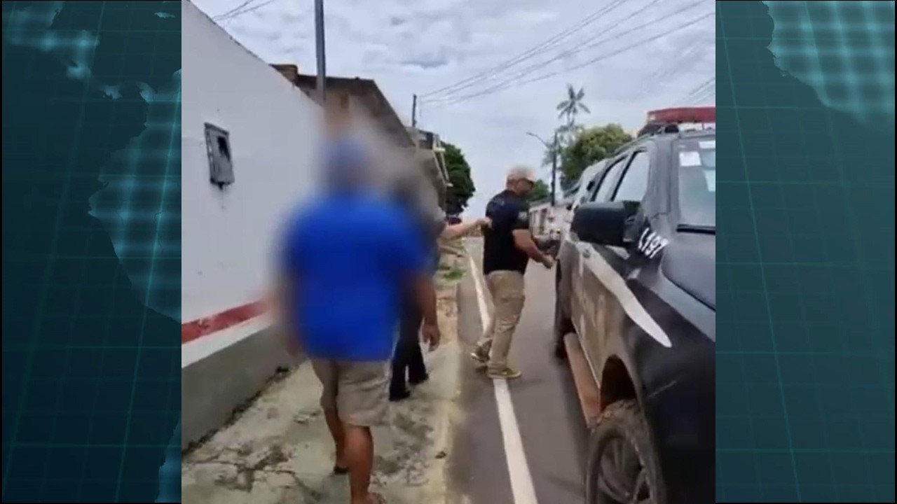 Idoso é preso por abus@r de criança em frente à casa da vítima