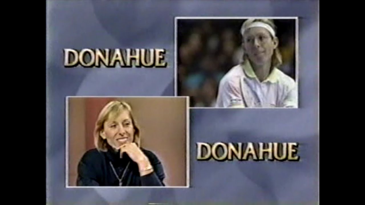Donahue - Martina Navratilova (Nov 27, 1991)