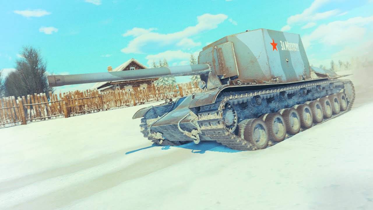 СУ-100Y Папа на ОХОТЕ в War Thunder