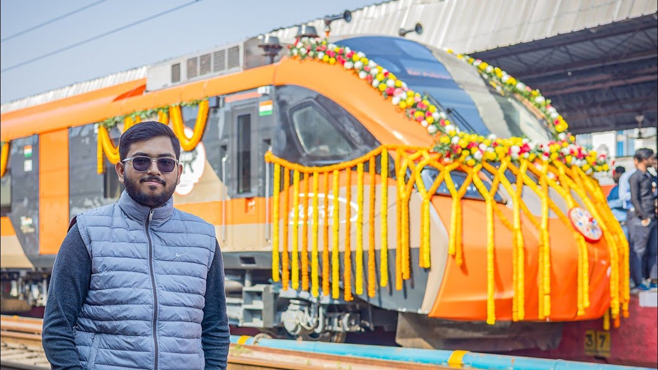 🔥 VANDE BHARAT SLEEPER (KYQ–HWH) Inauguration Ride: Interior+ Exterior+ Food+ Route+ Facilities etc.