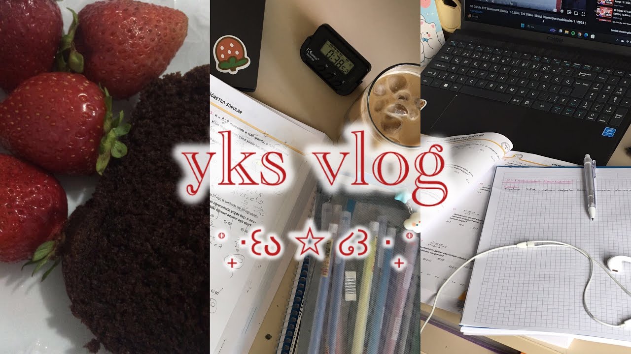 benimle iki gun 🍓| bol matematikli, bu seneki yapicaklarim hakkinda sohbet edelim 🎀 #yks #yks2025