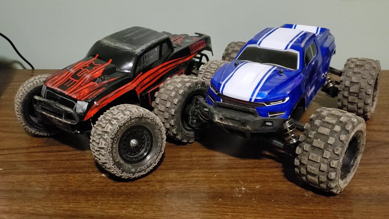 Redcat Volcano 16 vs ECX 1/18 Ruckus!