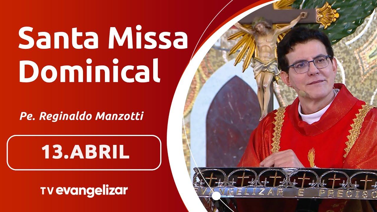 Domingo de Ramos | 13/04/25 | Santa Missa Dominical com @PadreManzottiOficial