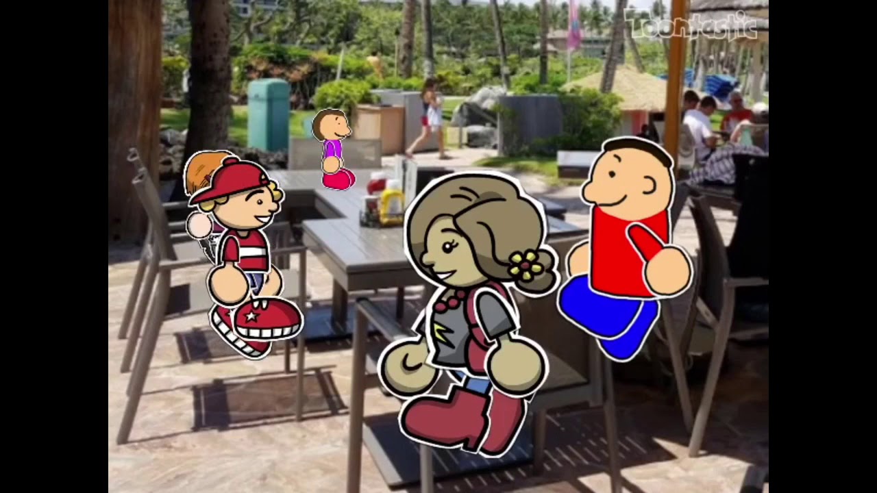 Billy misbehaves on a family vacation / grounded